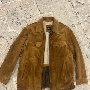 GAP Men's Tan Suede Jacket